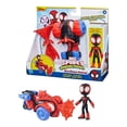 thumbnail image 3 of Figura de Acción Spidey Hasbro Miles Morales Tecnomoto 10 cm, 3 of 4