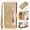 Gold, variant on Glitter Wallet Case For Samsung Galaxy A07 with Zipper Pocket, Sparkly PU Leather Flip Cover,Card Holder Slots,RFID Blocking,Detachable Wristlet,Magnetic Closure,Kickstand for Women,Silver