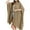 Khaki-224, variant on Limited Stock,Women's Solid Color Cardigan, Shawl Collar, Comfortable Knit, Casual Everyday, Layering Top, Soft Material, Easy Care Versatile Wardrobe Staple|100%Cotton,White,Sopatenor