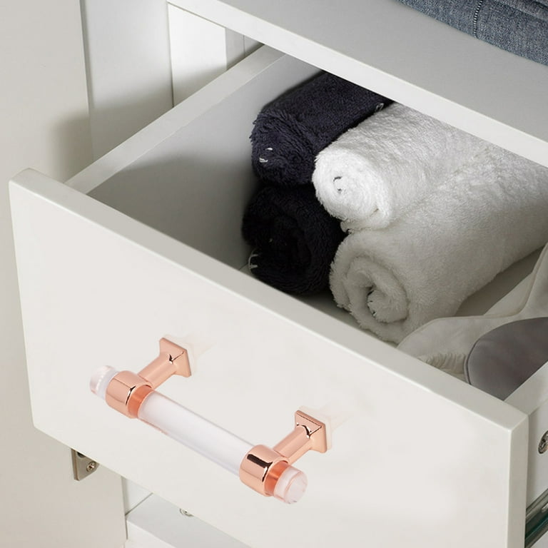 knobelite Kitchen Cabinet Handle 20 Pack 3 3/4 Inch Hole Center Acrylic  Crystal Cabinet Pulls, Zinc Alloy Base Polished Rose Gold Drawer Pulls  Modern Dresser Knobs Cupboard Cabinet Handle Pulls - Walmart.com