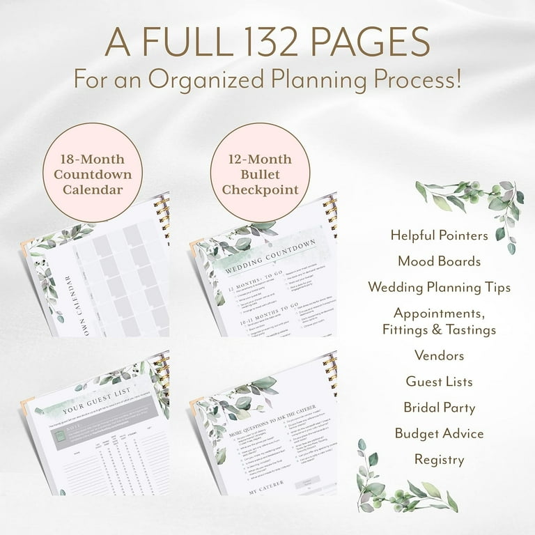 Your Perfect Day Wedding Planner and Organizer - Step-by-Step Guide, Advice, Checklist - Includes Customizable Countdown Calendar (WATERCOLOR) - Walmart.com your-perfect-day-wedding-planner-and-organizer-step-by-step-guide-advice-checklist-includes-customizable-countdown-calendar-watercolor-walmart-com