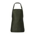 thumbnail image 2 of Q-Tees Full-Length Apron with Pouch Pocket, 2 of 3