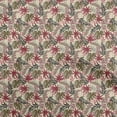 thumbnail image 1 of oneOone Georgette Viscose Light Brown Fabric Tropical Leaf Diy Clothing Quilting Fabric Print Fabric By Yard 42 Inch Wide, 1 of 5