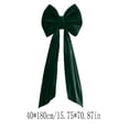 thumbnail image 3 of Sahpxhe Thick Velvet Large Christmas Bow Decorations with 180cm Streamers for Xmas Tree Doorway Fireplace Holiday Decor, 3 of 7