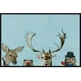 thumbnail image 2 of Too Cool for the Party in Blue Floater Framed Painting Print on Canvas, 2 of 6