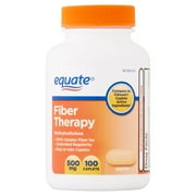 Equate Fiber Therapy Methylcellulose Caplets 500 Mg 100 Count