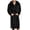 Black, variant on RotHome Mens Robe Big and Tall Full Length Plush Fleece Bathrobe Shawl Collar Warm Winter House Robes Comfortable Loungewear Bath Robe Men Blue