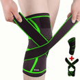 thumbnail image 3 of Par Rodilleras Bloosom  Elásticas Deportivas Compresion Para Gym Verde S, 3 of 4