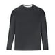 thumbnail image 4 of Camiseta básica informal de manga larga con degradado de color para hombre - Diseño ligero en el dobladillo, poliéster-spandex, tallas S-XXXL, 4 of 4