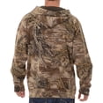 thumbnail image 2 of and Mossy Oak Mens Camo Performance Pullover Fleece Hoodie, 2 of 2