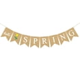 thumbnail image 1 of Miangastore 1Pcs Bunting Flags Linen Material Swallowtail Shape for Tree Branches and Doors in Spring Season, 1 of 8