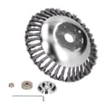 thumbnail image 1 of Derusting Weeding Wheel, 8in Rust Removal Trimmer Head Weeds Brush Cutting Head  For Shrubs For Weeding, 1 of 8
