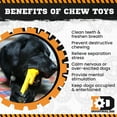 thumbnail image 4 of SodaPup Pipe Wrench Ultra Durable Nylon Dog Chew Toy for Aggressive Chewers, Yellow, Large, 4 of 9