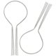 thumbnail image 1 of Elegant 2Pcs Rhinestone Headbands Silver Tassel Hairbands Ideal For Special Occasions And Daily Life Use, 1 of 2