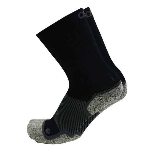 OS1st Unisex WIDE Wellness Performance Crew Socks Black - OS1-3834BX BLACK