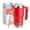 Red, variant on 16 oz Vacuum Insulated Stainless Steel Tumbler - Travel Mug with Handle, Lid & Straw (CanyonRed)