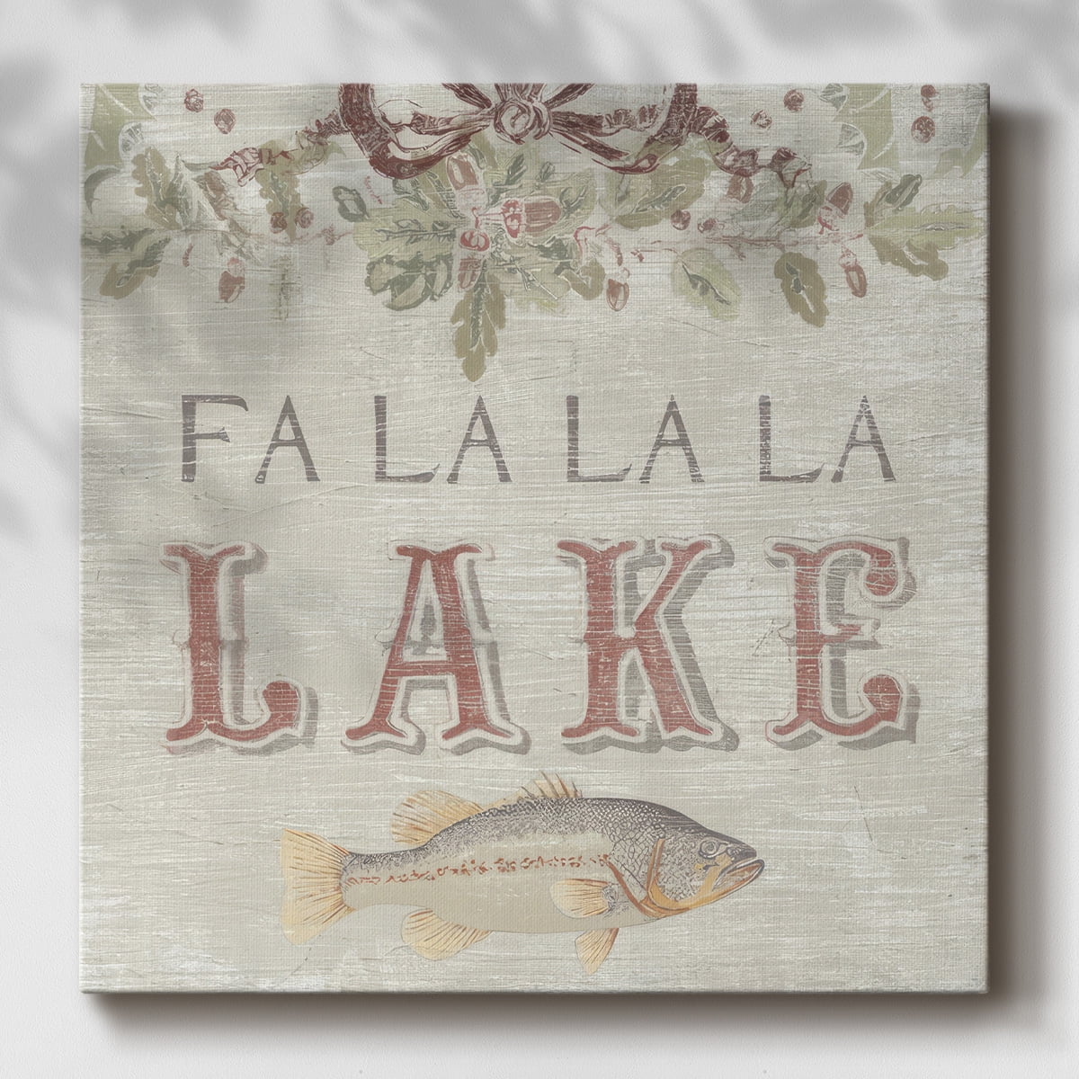Cabin Christmas Collection A- Gallery Wrapped Canvas