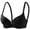 A_Black, variant on Womens Push Up Bra Wire Smoothing T-Shirt Seamless Adjustable Straps Push Up Thin Breast Support Back Closure Bra Red L