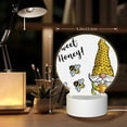 thumbnail image 6 of Balery Gnome Sweet Honey Pattern Acrylic Night Light Gift with 3 Color ModesTouch-Sensitive LED Lamp Perfect Gift for Mother's Day, Birthday, or Christmas, 6 of 9
