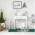 thumbnail image 3 of 3' x 5' Simply Daisy Big Seaweed Beach Style Chenille Area Rug, Kelly Green, 3 of 4