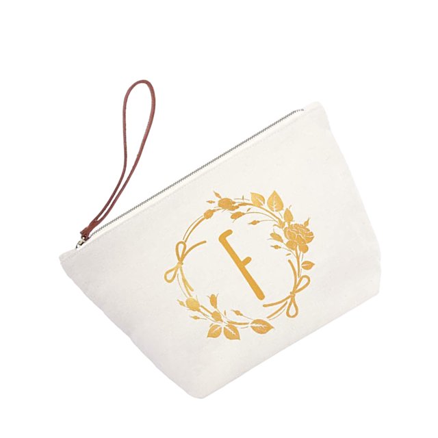 pitrice Toiletry Bag With Handle - No Loose Thread And Smooth Zipping Exquisite Craft Women Cosmetic F 1Set