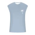 thumbnail image 2 of Playeras Lisas Para Hombre, Camiseta De Manga Corta Sin Mangas Para Deportes Al Aire Libre, De Verano, Para Hombre, Con Estampado De Cocotero, 2 of 3