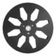thumbnail image 2 of 1/4 7 Inch Empty Tape Reel 8 Hole Aluminum Alloy Universal Opening Machine Part Open Reel Takeup Reel Black, 2 of 5