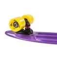 thumbnail image 2 of Skate 22 Inch Mini Plastic Cruiser Complete Skateboard With Strong Custom Injection Molded Deck - Smooth 85A 59mm PU Wheels With High Speed ABEC 7 Bearings, 2 of 4
