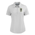 thumbnail image 2 of Women's-Cutter & Buck  Gray Columbus Crew Coastline Epic Comfort Eco Recycled Polo, 2 of 3