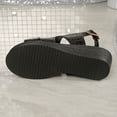 thumbnail image 5 of Viluyesy Womens Wedge Sandals, Thick Sole Open Toe Adjustable Buckle 2026 Casual Fashion Shoes Black US8.5, 5 of 9