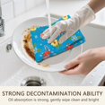 thumbnail image 5 of 2 Pcs Pioneer Flower Floral Print Pattern Kitchen Towels, Funny Microfiber Dish Towel Set, 18" X 26" Tea Towels, 5 of 6