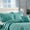 Teal, variant on Home Soft Things 4-Piece Reversible Damask Embroidery Bedspread Set, Teal, Queen 90"x90"