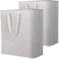 thumbnail image 1 of Lifewit 2 Pack Laundry Hamper Large Collapsible Laundry Baskets, Freestanding Waterproof Clothes Hamper Storage Basket with Easy Carry Extended Handles, 1 of 2
