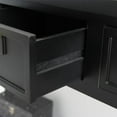 thumbnail image 6 of Kinbor Entryway Console Table, 60 Inch Sofa Table w/4 Drawers & Shelf Narrow Long Hallway Table, Black, 6 of 9