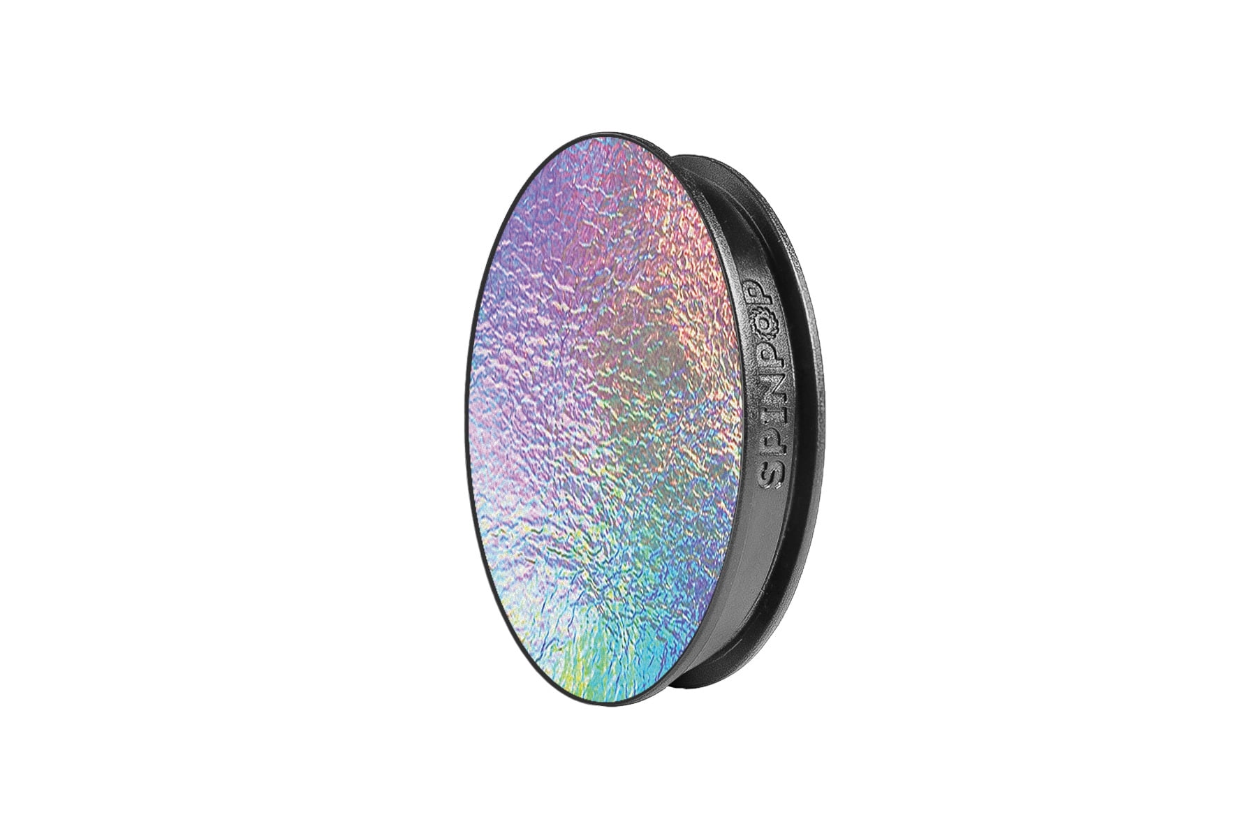 SpinPop Cell Phone Pop Grip Holder, Holographic Crinkle Design
