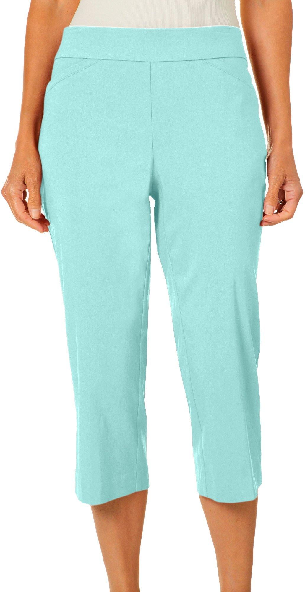 Coral Bay - Coral Bay Womens Millennium Pull On Capris 18 Mint green ...
