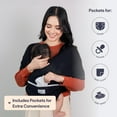 thumbnail image 4 of BabbleRoo Baby Wrap Carrier, Ergonomic, Lightweight, Breathable Baby Sling, Black, 4 of 8