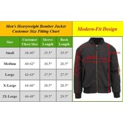 Men's Heavyweight MA-1 Bomber Flight Jacket