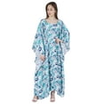thumbnail image 5 of Moomaya Long Kaftan Maxi Dress For Womens Kimono Sleeves Beachwear Cover Up Plus Size Dresses, 5 of 6