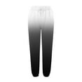 thumbnail image 4 of gakvbuo Cinch Bottom Baggy Sweatpants for Women High Waiste Workout Active Joggers Pants for Gym Sporty Athletic Fit cargo sweatpants for women baggy Lounge Trousers Long Leg Pants with Pockets, 4 of 4