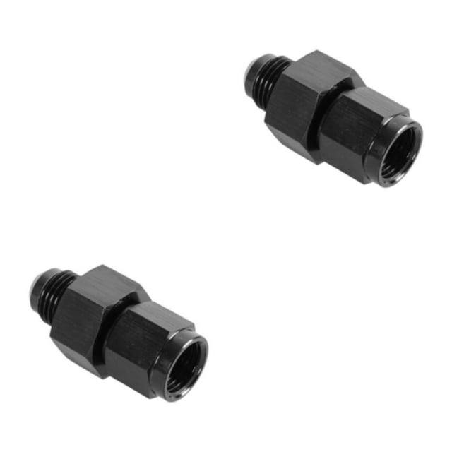 maskred Pressure Off Fitting with 1/8 NPT Gauge Port Efficient and Long-lasting Auto Parts 6AN 2Set