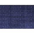 thumbnail image 1 of Ahgly Company Indoor Rectangle Abstract Blue Modern Area Rugs, 2' x 5', 1 of 4
