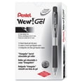 thumbnail image 5 of (2 pack) Wow! Gel Retractable Gel Pen, (0.7mm) Medium Line, Black Ink, 5 of 6