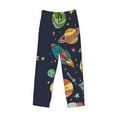 thumbnail image 4 of Balery Men'S Space Pants,Sleepwear Pants,Pajama Pants,Pj Bottoms Drawstring And Pockets-Small, 4 of 9