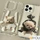 thumbnail image 2 of Funda De Pareja Estética Transparente Compatible Con IPhone 14 13 12 11 Pro Max 8 7 Plus X XR XS 6 6S SE 2020 Fundas De Teléfono Para Perros Y Gatos De Silicona Suave TPU Gao Jiahui unisex, 2 of 2