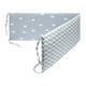 thumbnail image 1 of Forro De Cuna Para Bebé, Almohadilla Acolchada Para Cuna De Bebé, Protector De Cuna Para Niños Y Niñas, Corona Gris, 1 of 8