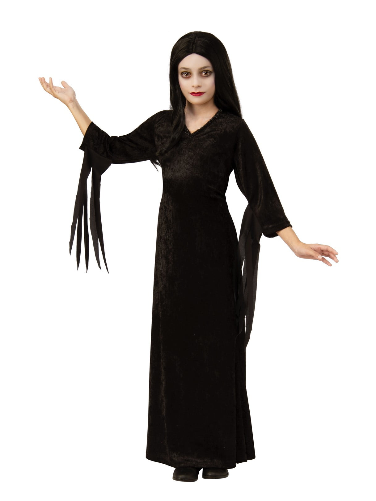 Addams Family Morticia Ladies Halloween Fancy Dress Costume ubicaciondepersonas.cdmx.gob.mx