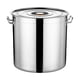 thumbnail image 2 of Olla de cocina de acero inoxidable, grande, para cocinar, con cubo para aceite, resistente, multiusos 25cm, 2 of 9