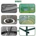 thumbnail image 6 of FDW Greenhouse for Outdoors Greenhouse Walk-in Green House L9.8'xW6.5'xH6.5' Plastic Mini Greenhouse Kit Indoor Portable Greenhouse Plant Shelves Tomato Herb Canopy for Patio,Green, 6 of 7