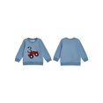 thumbnail image 3 of Toddler Boy Birthday Sweatshirt Number Car Embroidery Long Sleeve Round Neck Pullover Loose Tops, 3 of 10